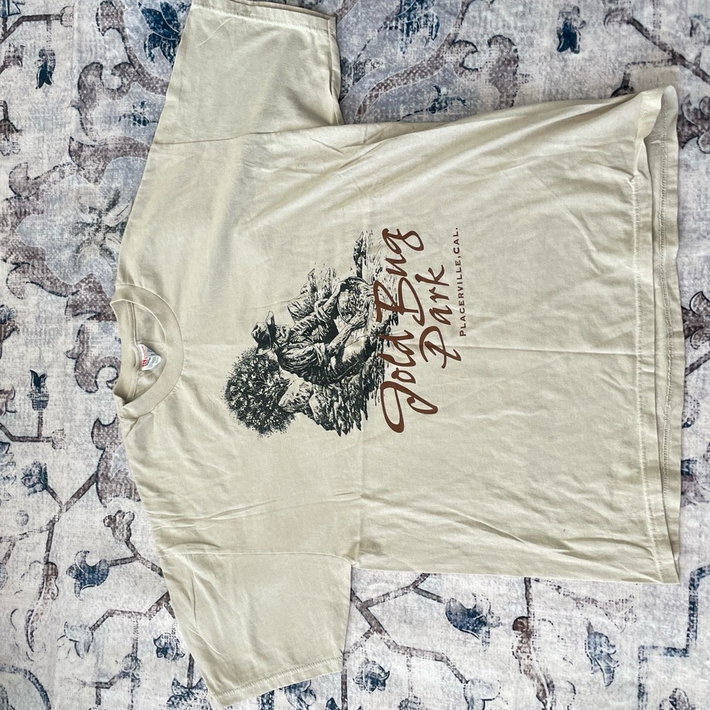Gold Bug Park XL Vintage Tee with Gold Detailing